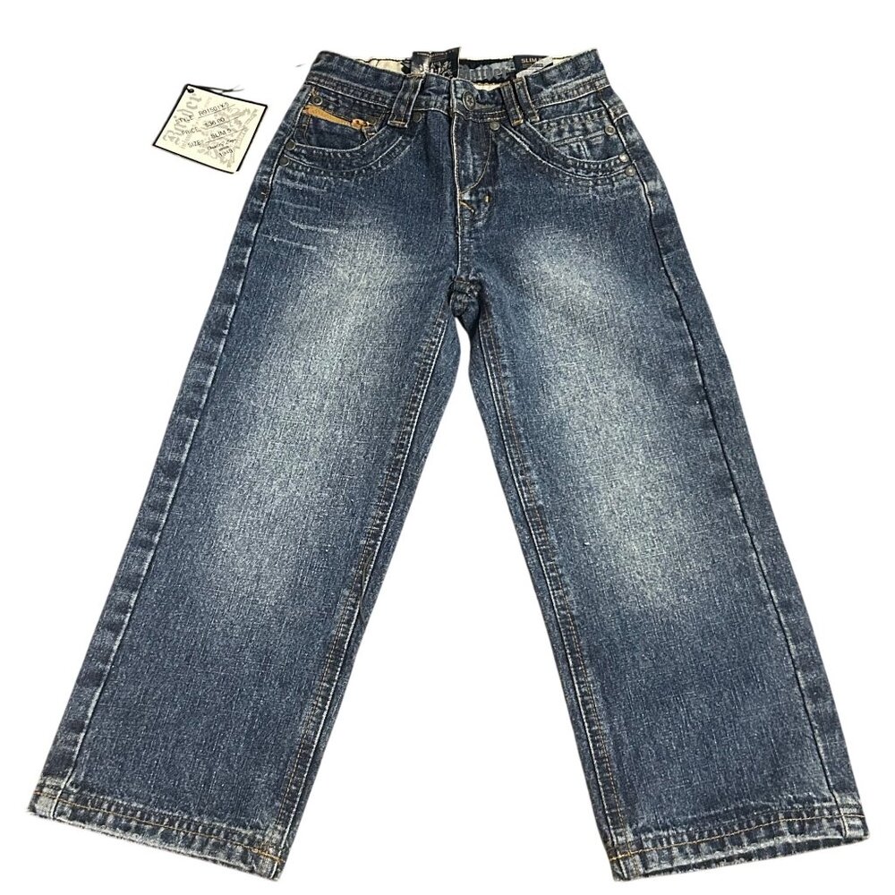 Raider Infamous Brand Jeans Boys Size 5 Slim NWT